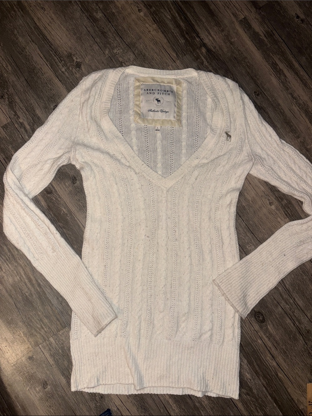 RARE VINTAGE Abercrombie & Fitch Y2K long sweater or mini dress -large